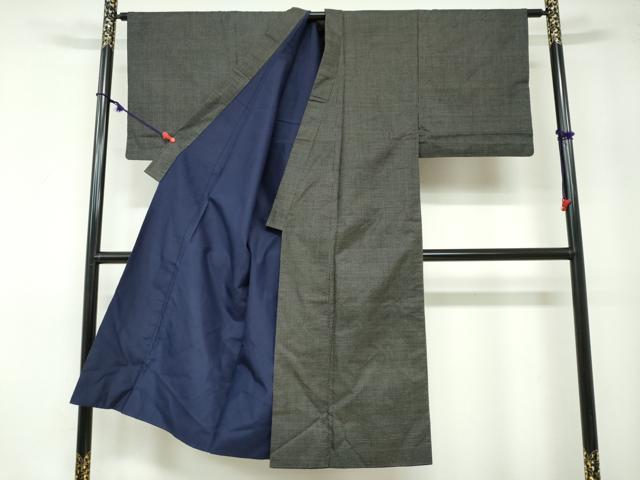 平和屋着物●男性　本場大島紬　アンサンブル　80亀甲　総詰め　正絹　逸品　DAAZ7994ud