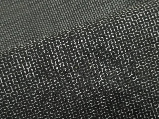 平和屋着物●男性　本場大島紬　アンサンブル　80亀甲　総詰め　正絹　逸品　DAAZ7994ud