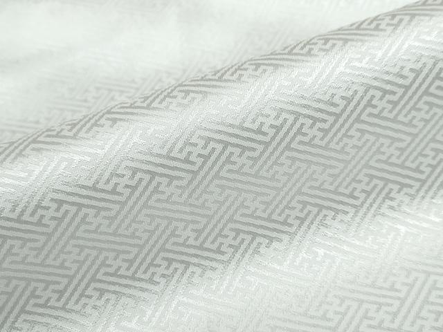 平和屋着物●男性　色紋付　長羽織セット　紗綾型地紋　白色　キングサイズ　洗える着物　DAAZ7995ud