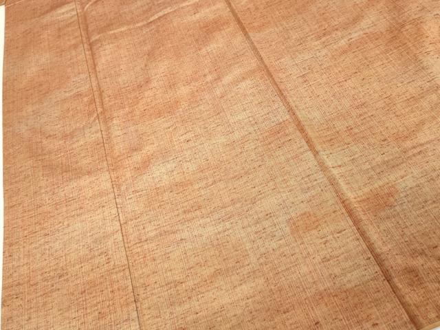 平和屋着物■上質な紬　格子　正絹　逸品　DAAZ8046cd