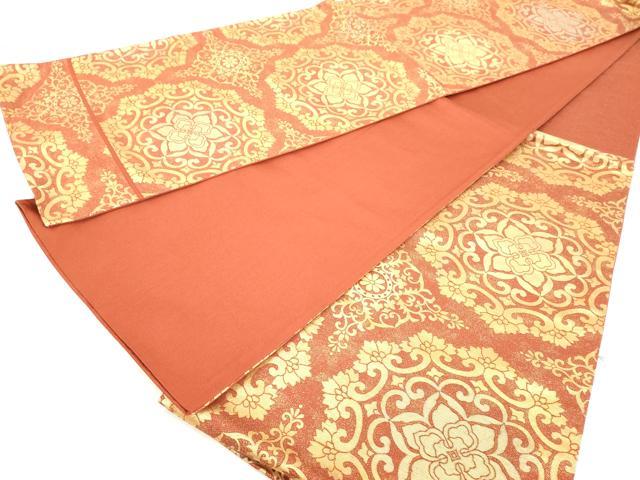 平和屋着物◎六通柄袋帯 京蒔絵 正倉院花文 金糸 正絹 逸品 DAAZ8187cd