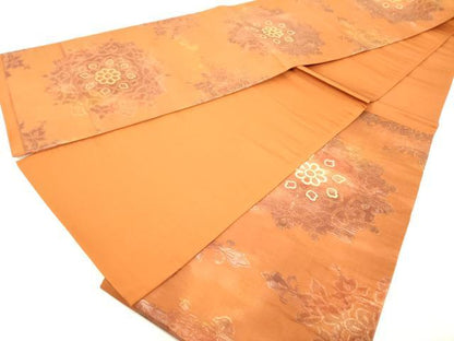 平和屋着物◎西陣 六通柄袋帯 正倉院花紋 金糸 正絹 逸品 DAAZ8225cd