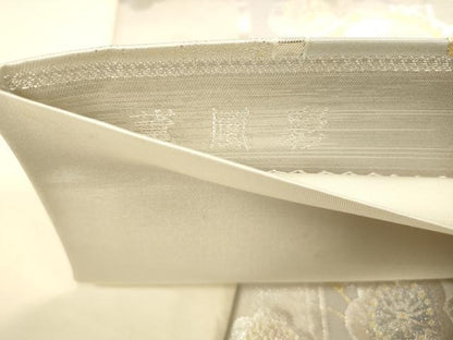 平和屋着物◎六通柄袋帯　薫風彩　枝松花文　金銀糸　正絹　逸品　DAAZ8703qa