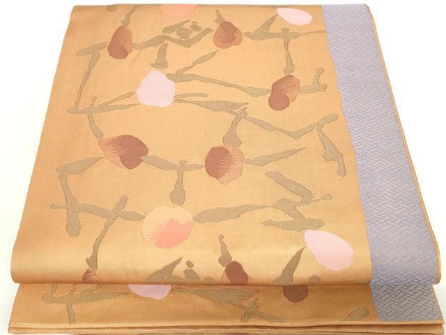 平和屋着物◎六通柄　本袋帯　成り物　正絹　逸品　DAAZ8899qa