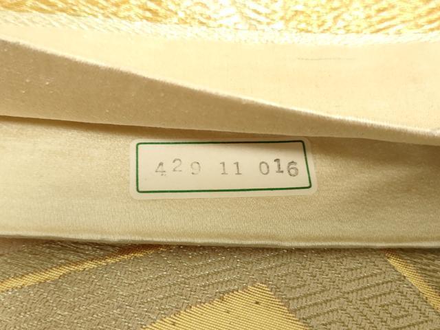 平和屋着物◎六通柄袋帯 花菱文 金糸 正絹 逸品 DAAZ8951qa