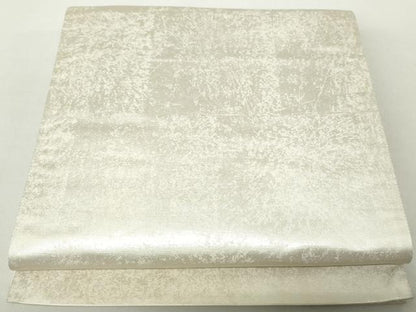 平和屋着物◎六通柄袋帯　霞文　引箔　正絹　逸品　DAAZ8961qa