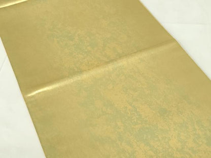 平和屋着物◎六通柄袋帯　霞文　陶漆箔　正絹　逸品　DAAZ9134qp