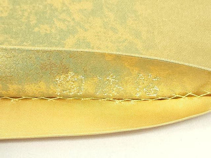 平和屋着物◎六通柄袋帯　霞文　陶漆箔　正絹　逸品　DAAZ9134qp