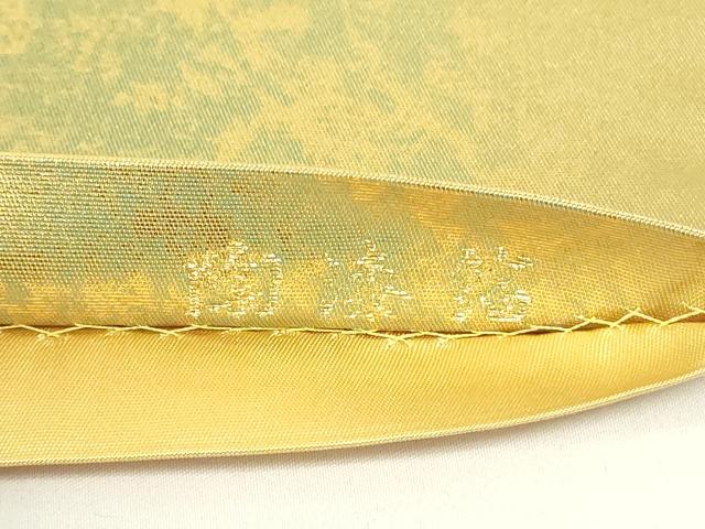 平和屋着物◎六通柄袋帯　霞文　陶漆箔　正絹　逸品　DAAZ9134qp