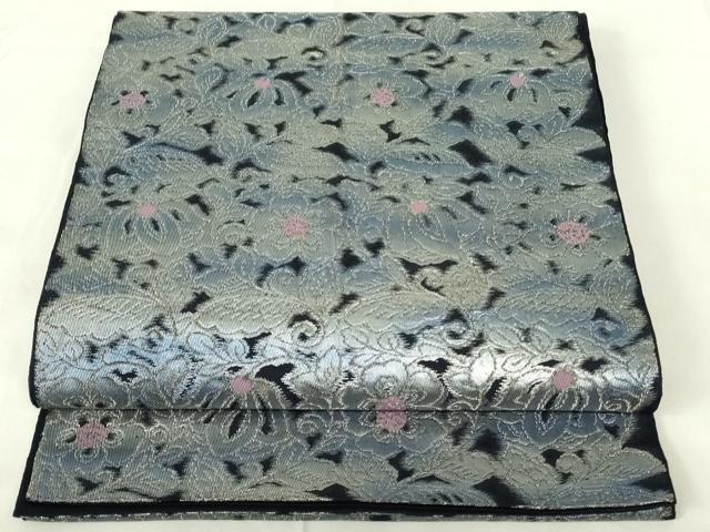 平和屋着物◎西陣 服部織物謹製 六通柄 本袋帯 更紗花文