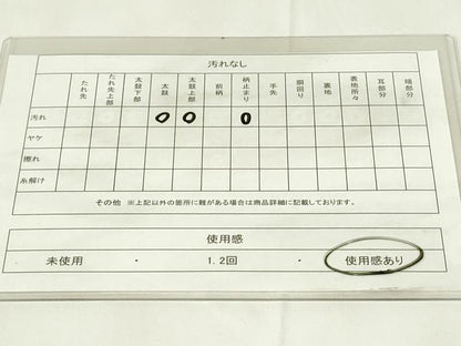 平和屋着物◎六通柄袋帯　唐織　王朝源氏物語繪　銀糸　正絹　逸品　DAAZ9148qp
