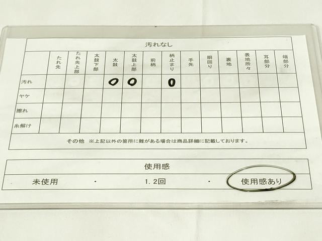 平和屋着物◎六通柄袋帯　唐織　王朝源氏物語繪　銀糸　正絹　逸品　DAAZ9148qp
