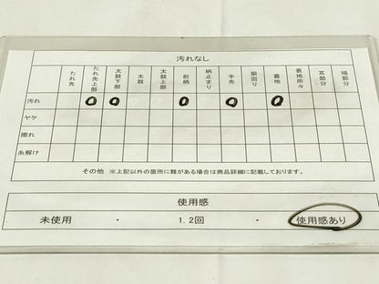 平和屋着物◎六通柄袋帯 松文 銀糸 正絹 逸品 DAAZ9152qp