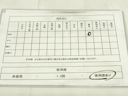 平和屋着物◎佐賀錦　六通柄袋帯　飛鶴文　銀糸　正絹　逸品　DAAZ9272qp