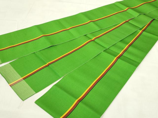 おっsee♡本場筑前博多織】　おかめ　ひょっとこ　矢羽根　黒　#4565 OB70本場筑前博多織 八寸名古屋帯 古代献上 森博多織謹製 正絹新品