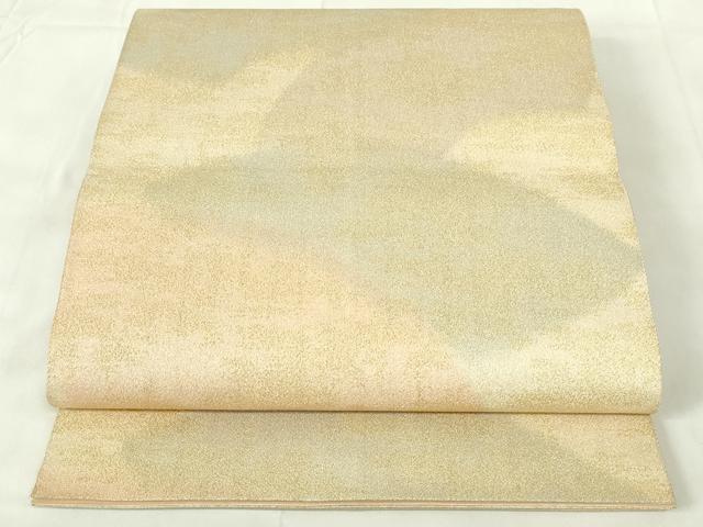 平和屋着物◎砂子綴れ 全通柄袋帯 霞文 金糸 正絹 逸品 DAAZ9479qp