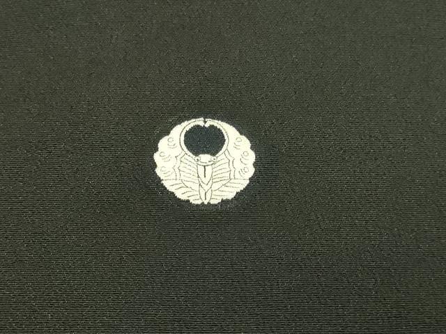 平和屋着物■豪華黒留袖　駒刺繍　地紙風景文　金彩　正絹　逸品　DAAZ9734sf