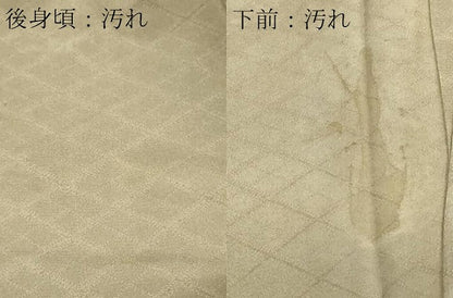 平和屋着物■豪華色留袖　刺繍　枝葉文　暈し染め　正絹　逸品　DAAZ9769sf