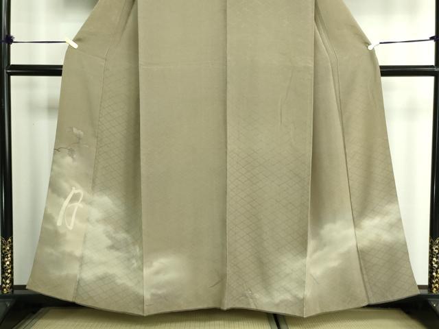 平和屋着物■豪華色留袖　刺繍　枝葉文　暈し染め　正絹　逸品　DAAZ9769sf