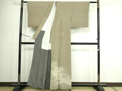 平和屋着物■豪華色留袖　刺繍　枝葉文　暈し染め　正絹　逸品　DAAZ9769sf