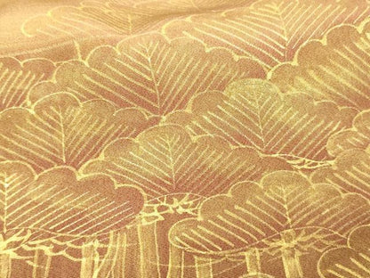 平和屋着物■豪華黒留袖　松　暈し染め　金彩　正絹　逸品　DAAZ9787sf