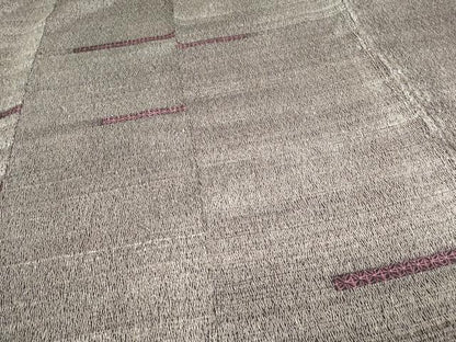 平和屋着物■上質な小紋　横段花文　正絹　逸品　DAAZ9810sf