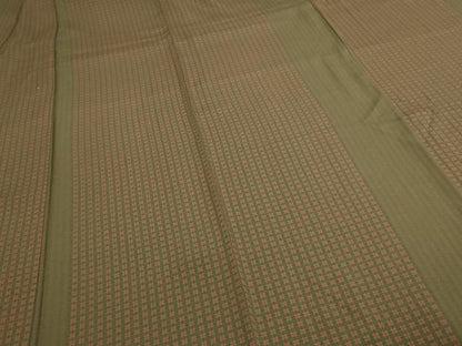 平和屋着物■上質な小紋　花間道　正絹　逸品　DAAZ9817sf