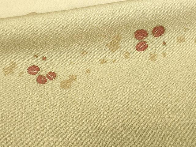 平和屋着物■訪問着　舞葉文　暈し染め　金彩　正絹　逸品　DAAZ9859sf