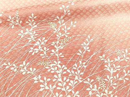 平和屋着物■訪問着　枝葉文　暈し染め　正絹　逸品　DAAZ9874sf
