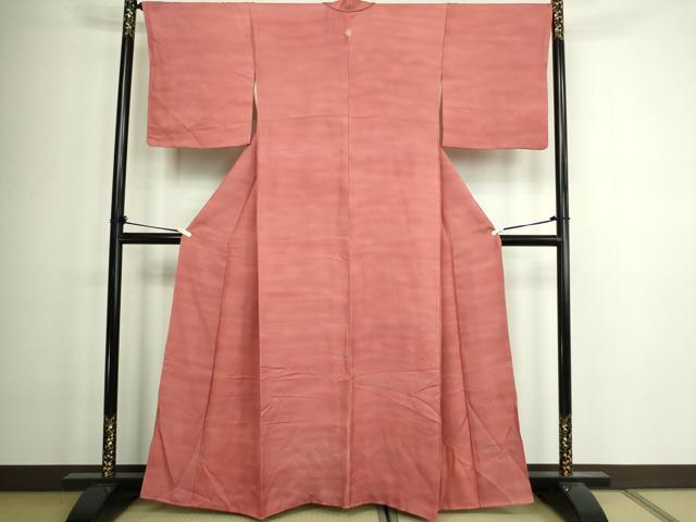 平和屋着物■上質な小紋　霞文　暈し染め　正絹　逸品　DAAZ9912sf