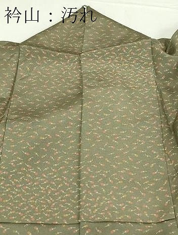 平和屋着物■上質な小紋　成り物　茄子　正絹　逸品　DAAZ9931sf