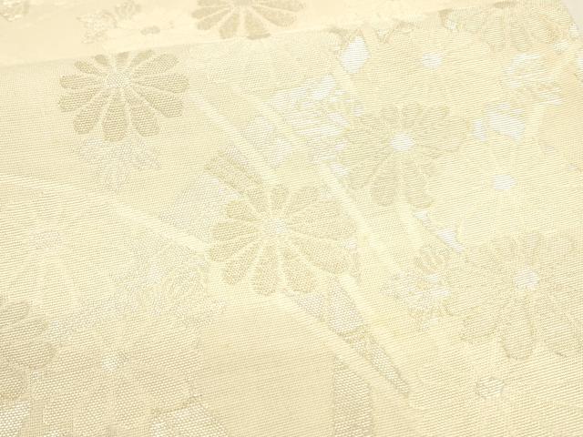 平和屋着物＊夏物 六通柄袋帯 籬草花文 金銀糸 正絹 逸品 DABA0002cm