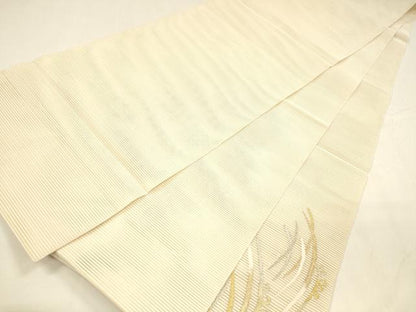 平和屋着物＊夏物 絽綴れ 太鼓柄袋帯 流水文 金銀糸 正絹 逸品 DABA0004cm
