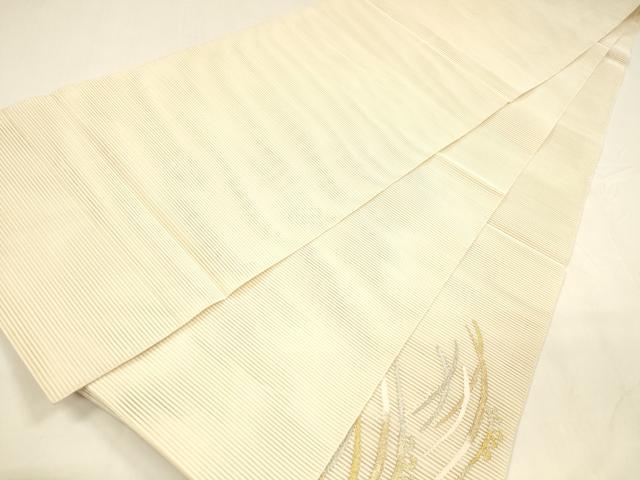 平和屋着物＊夏物 絽綴れ 太鼓柄袋帯 流水文 金銀糸 正絹 逸品 DABA0004cm