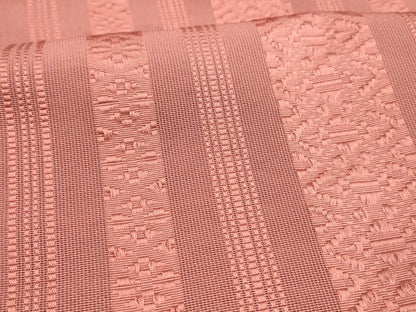 平和屋着物＊夏物 博多織 八寸名古屋帯 献上 今様色 DABA0009cm