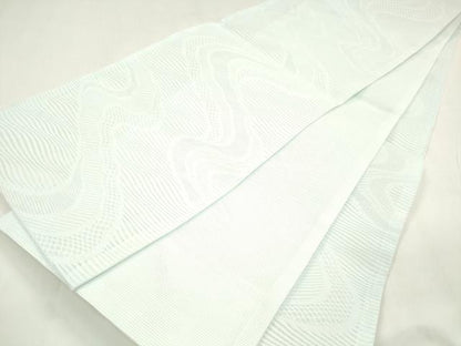 平和屋着物＊夏物 全通柄 京袋帯 流水文 藍白色 DABA0012cm