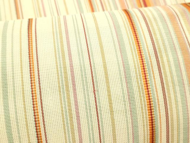 平和屋着物＊夏物 本場筑前博多織 八寸名古屋帯 間道 正絹 逸品 DABA0021cm