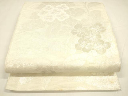 平和屋着物＊夏物 六通柄 本袋帯 紫陽花 銀糸 正絹 逸品 DABA0027cm