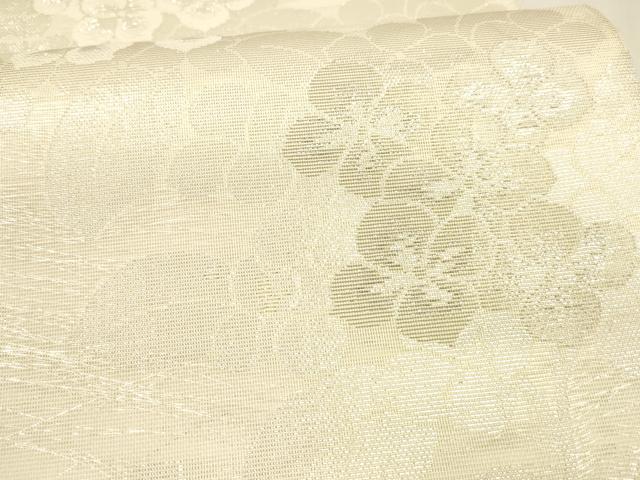 平和屋着物＊夏物 六通柄 本袋帯 紫陽花 銀糸 正絹 逸品 DABA0027cm