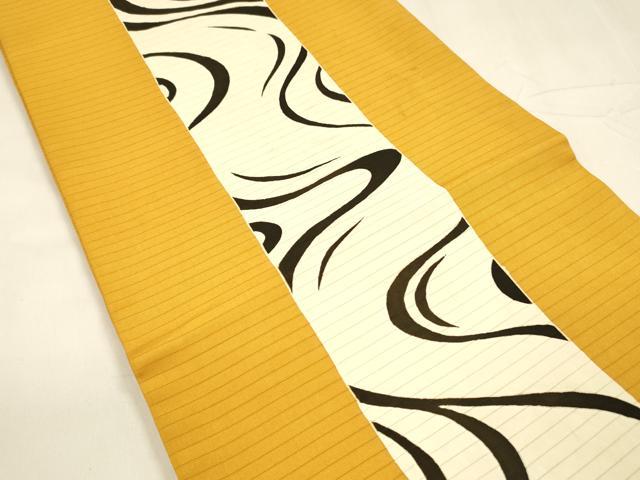 平和屋着物＊夏物 絽塩瀬 全通柄袋帯 流水文 正絹 逸品 DABA0031cm