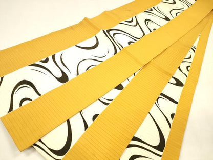 平和屋着物＊夏物 絽塩瀬 全通柄袋帯 流水文 正絹 逸品 DABA0031cm