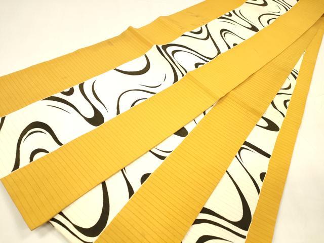 平和屋着物＊夏物 絽塩瀬 全通柄袋帯 流水文 正絹 逸品 DABA0031cm