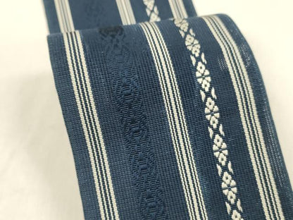 平和屋着物＊夏物 本場筑前博多織 男性 角帯 紗献上 正絹 逸品 DABA0058cm