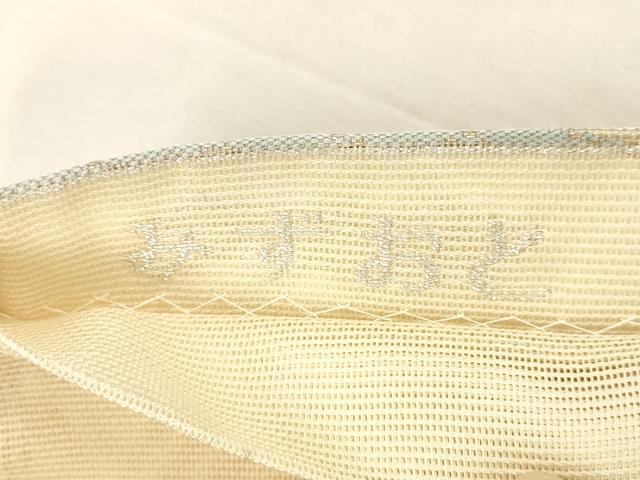 平和屋着物＊夏物 六通柄袋帯 みずおと 金糸 正絹 逸品 DABA0063cm