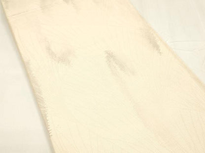 平和屋着物＊夏物 六通柄袋帯 抽象文様 銀糸 正絹 逸品 DABA0076cm