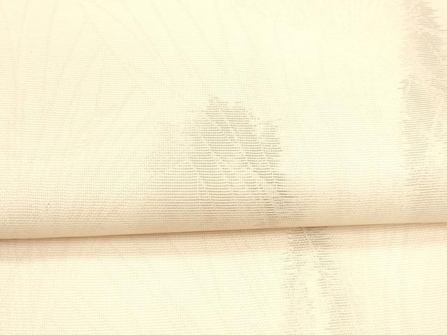平和屋着物＊夏物 六通柄袋帯 抽象文様 銀糸 正絹 逸品 DABA0076cm