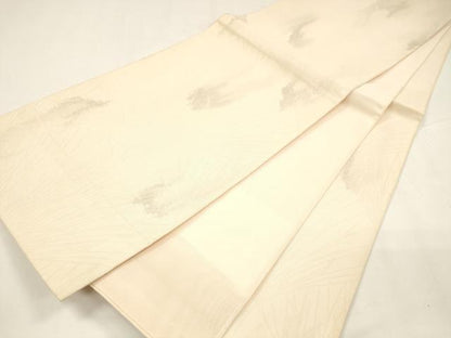 平和屋着物＊夏物 六通柄袋帯 抽象文様 銀糸 正絹 逸品 DABA0076cm