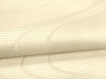 平和屋着物＊夏物 六通柄袋帯 流水文 銀糸 正絹 逸品 DABA0080cm