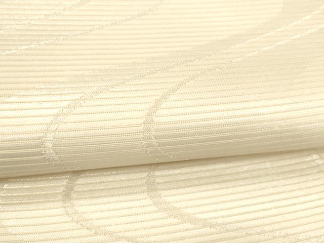 平和屋着物＊夏物 六通柄袋帯 流水文 銀糸 正絹 逸品 DABA0080cm