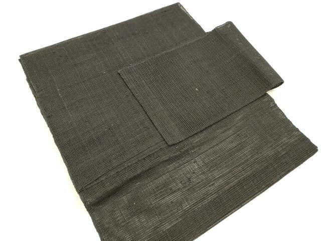 平和屋着物＊夏物　つけ帯　抽象文様　黒地　正絹　逸品　DABA0091cm 平和屋着物＊夏物 つけ帯 抽象文様 黒地 正絹 逸品 DABA0091cm